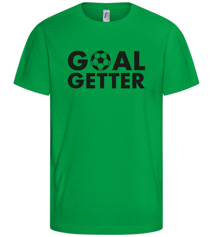 Goal Getter Design - Basic kids t-shirt_MEADOW GREEN_front