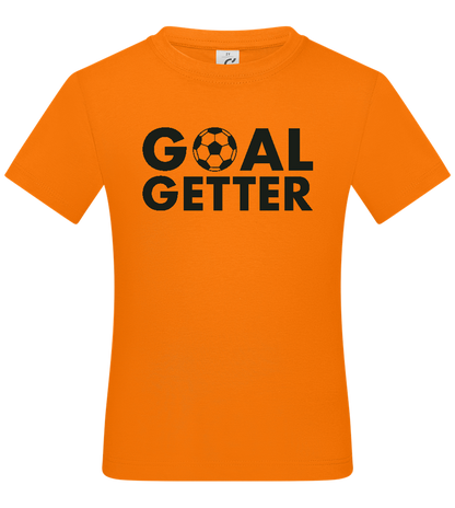 Goal Getter Design - Basic kids t-shirt_ORANGE_front