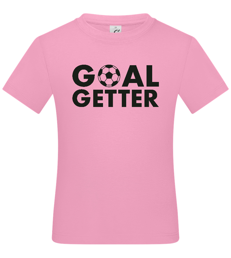 Goal Getter Design - Basic kids t-shirt_PINK ORCHID_front