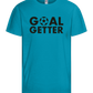 Goal Getter Design - Basic kids t-shirt_TURQUOISE_front