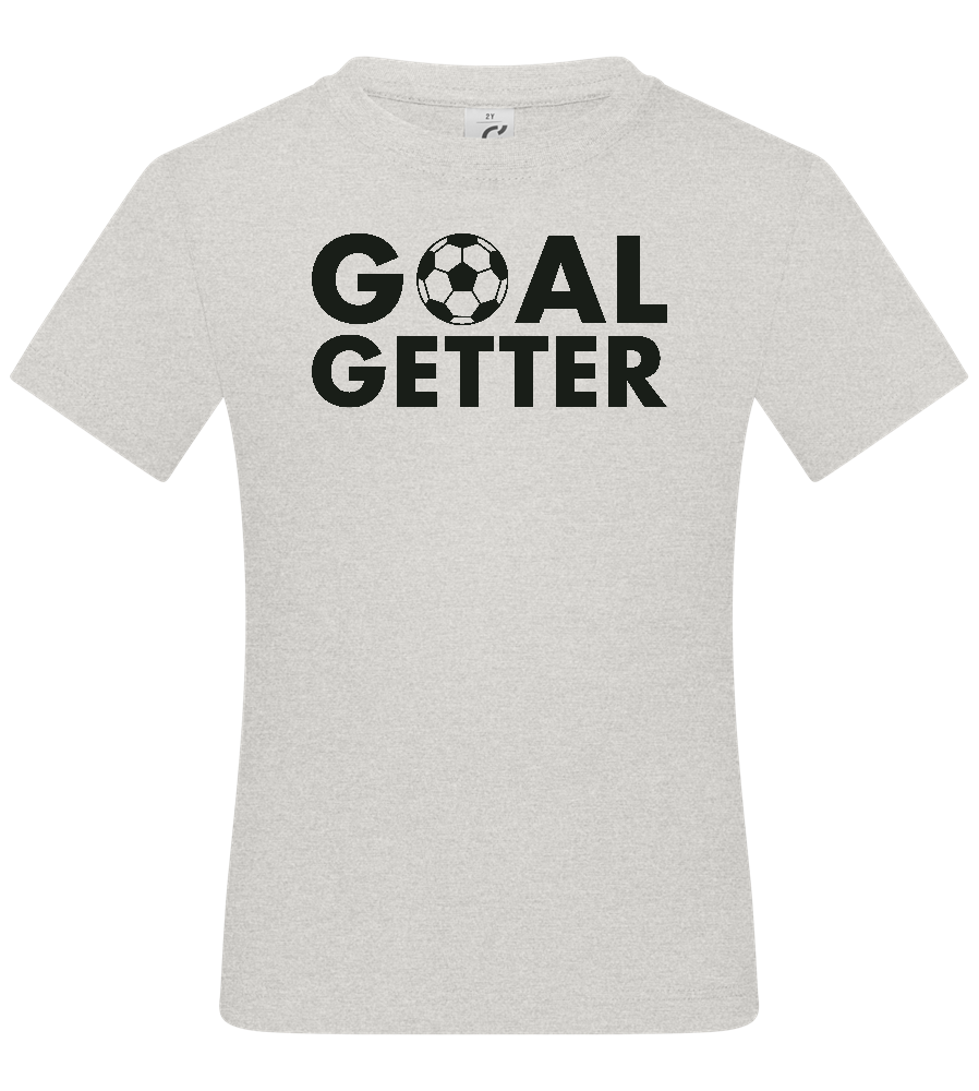 Goal Getter Design - Basic kids t-shirt_VIBRANT WHITE_front