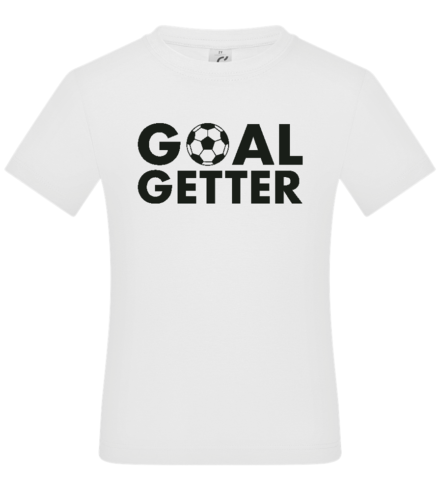 Goal Getter Design - Basic kids t-shirt_WHITE_front