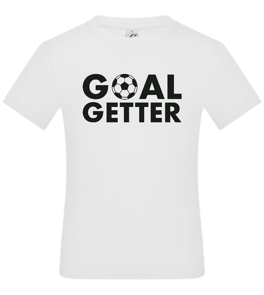 Goal Getter Design - Basic kids t-shirt_WHITE_front