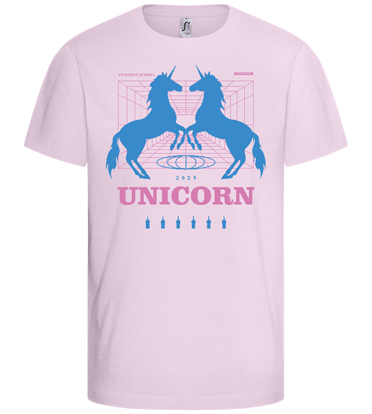 Unicorn Apparel 2023 Design - Basic kids t-shirt_LIGHT PINK_front