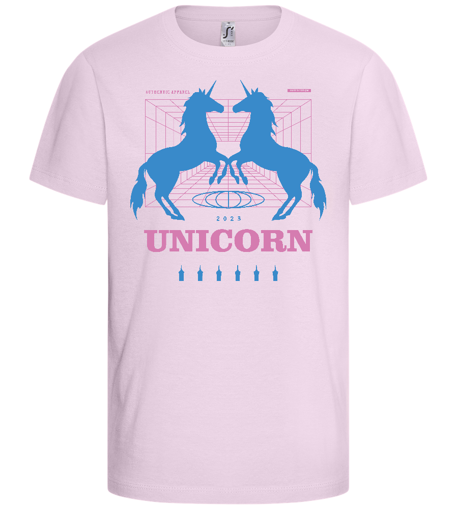 Unicorn Apparel 2023 Design - Basic kids t-shirt_LIGHT PINK_front