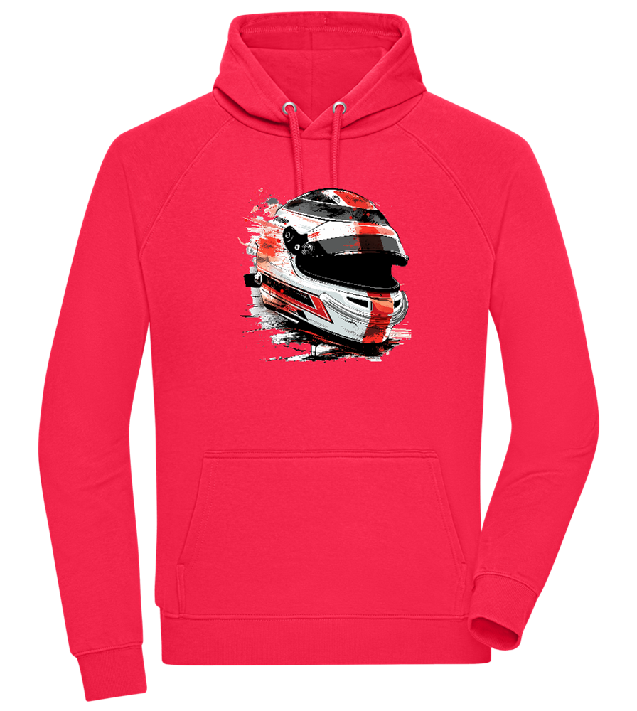 F1 Helmet 2 Design - Comfort unisex hoodie_RED_front