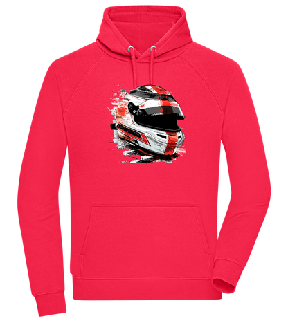 F1 Helmet 2 Design - Comfort unisex hoodie_RED_front