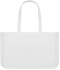 Premium large recycled shopping tote bag_WHITE_front