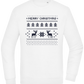 8-Bit Christmas Design - Comfort Essential Unisex Sweater_WHITE_front