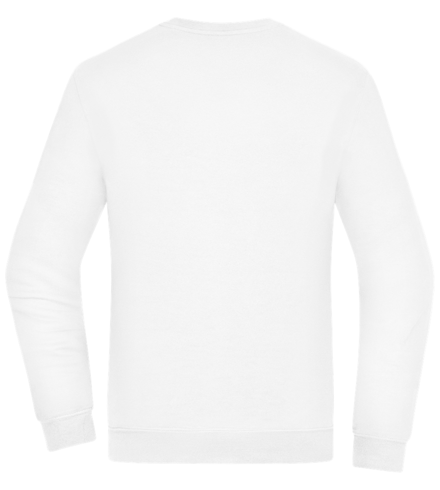 8-Bit Christmas Design - Comfort Essential Unisex Sweater_WHITE_back
