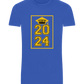 Class of '24 Design - Basic Unisex T-Shirt_ROYAL_front