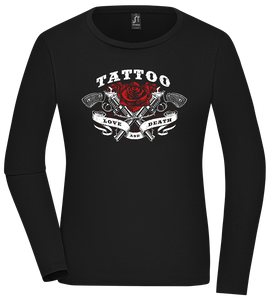 Tattoo Love Death Design - Premium Women´s long sleeve t-shirt