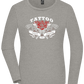 Tattoo Love Death Design - Premium Women´s long sleeve t-shirt_ORION GREY_front