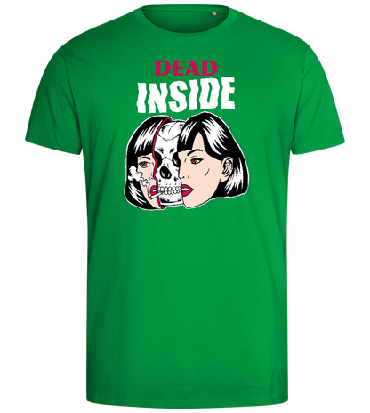 Dead Inside Design - Comfort men's fitted t-shirt_MEADOW GREEN_front