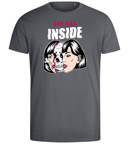 Dead Inside Design - Comfort men's fitted t-shirt_MOUSE GREY_front