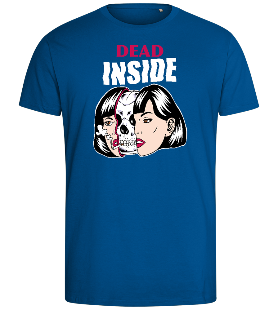 Dead Inside Design - Comfort men's fitted t-shirt_ROYAL_front