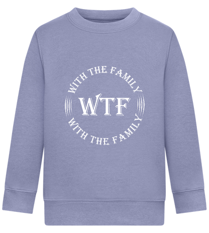 With The Family Design - Comfort Kids Sweater_BLUE_front