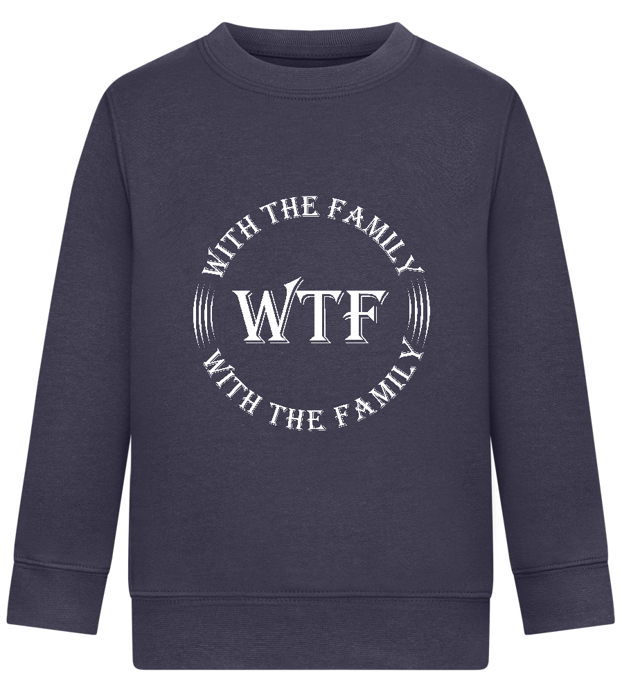 With The Family Design - Comfort Kids Sweater_FRENCH NAVY_front