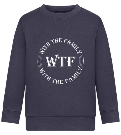 With The Family Design - Comfort Kids Sweater_FRENCH NAVY_front