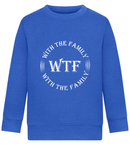 With The Family Design - Comfort Kids Sweater_ROYAL_front