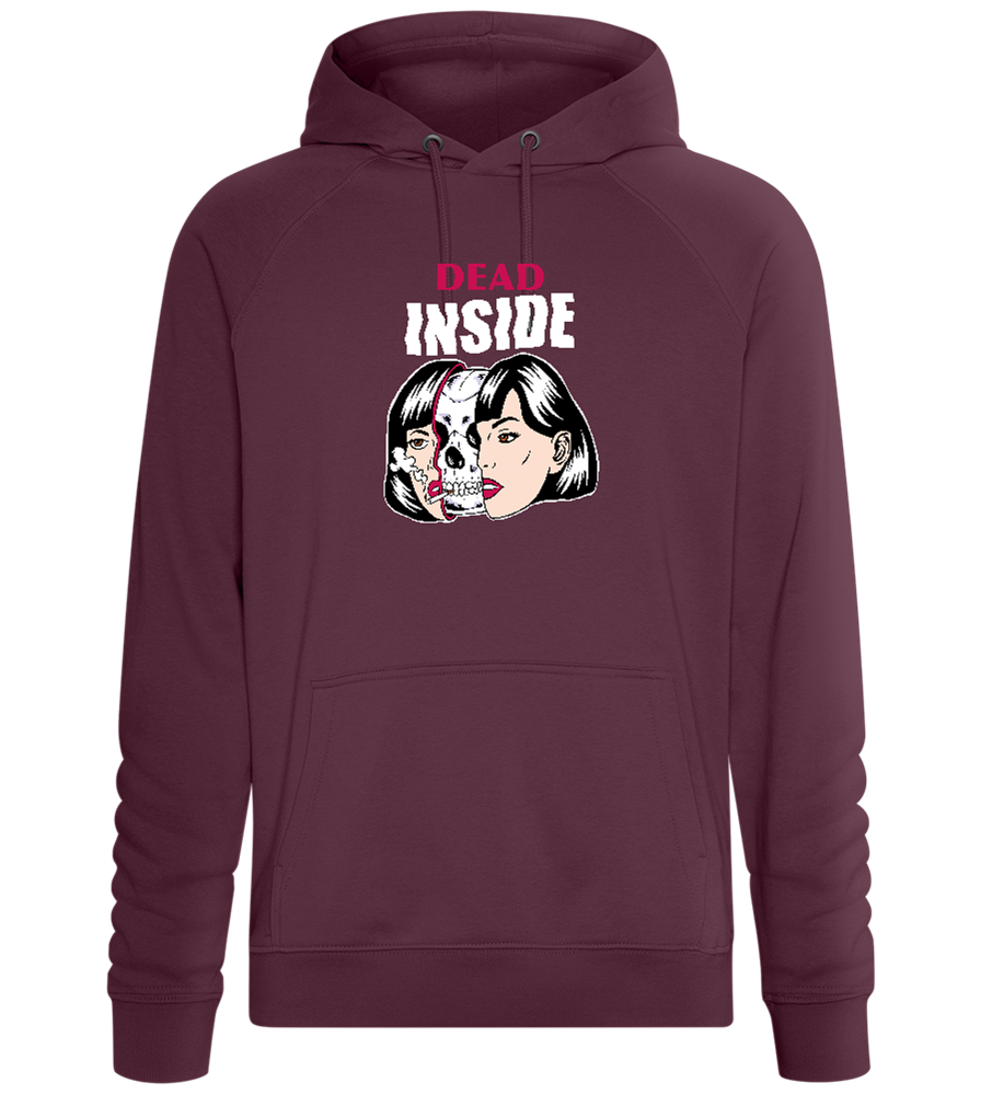 Dead Inside Design - Comfort unisex hoodie_BORDEAUX_front