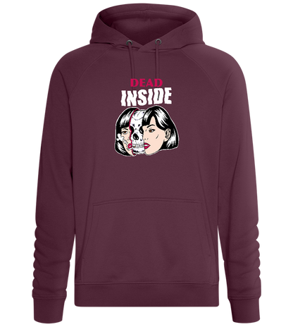 Dead Inside Design - Comfort unisex hoodie_BORDEAUX_front