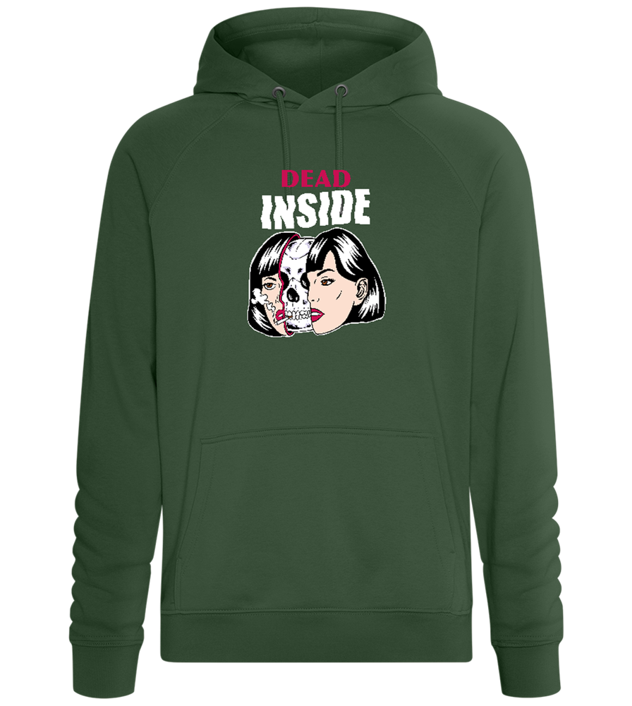 Dead Inside Design - Comfort unisex hoodie_GREEN BOTTLE_front