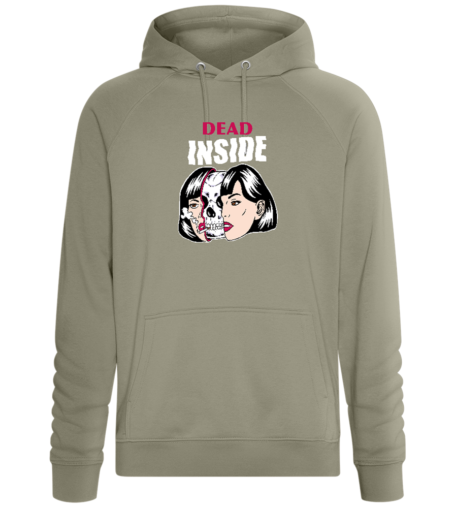 Dead Inside Design - Comfort unisex hoodie_KHAKI_front