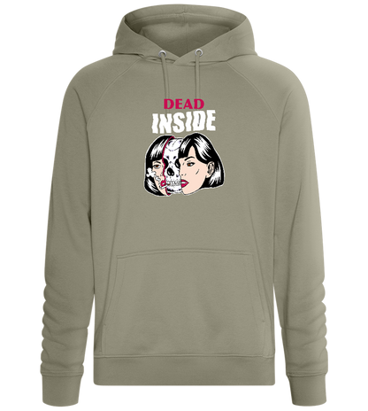 Dead Inside Design - Comfort unisex hoodie_KHAKI_front