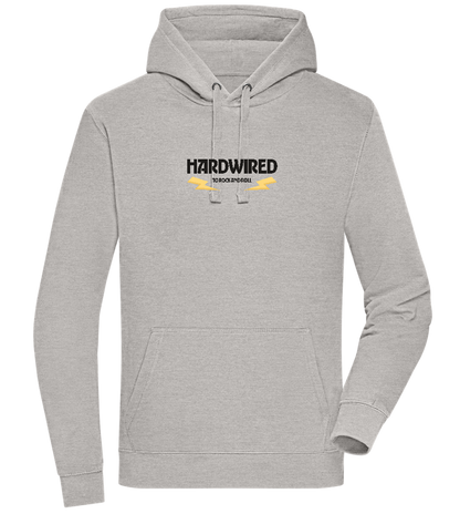 Hardwired Design - Premium unisex hoodie_ORION GREY II_front