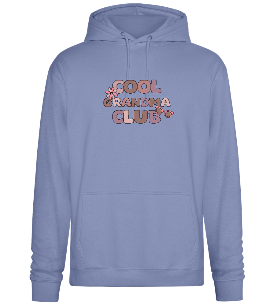 Cool Grandma Club 2 Design - Premium Essential Unisex Hoodie_BLUE_front