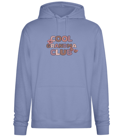 Cool Grandma Club 2 Design - Premium Essential Unisex Hoodie_BLUE_front