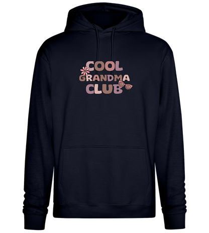 Cool Grandma Club 2 Design - Premium Essential Unisex Hoodie_FRENCH NAVY_front