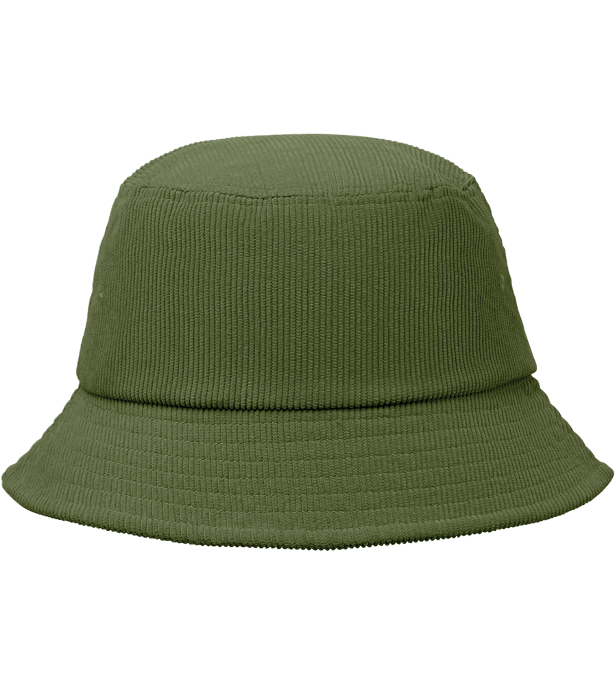 Corduroy Bucket Hat Classic_ARMY GREEN_front