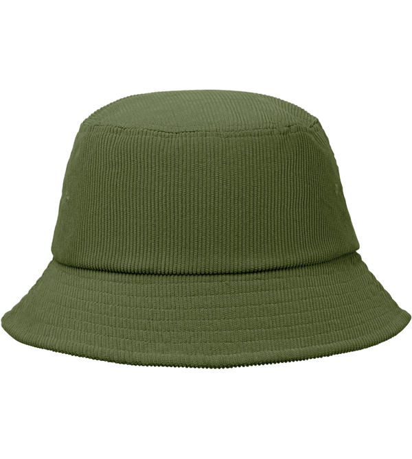 Corduroy Bucket Hat Classic_ARMY GREEN_front