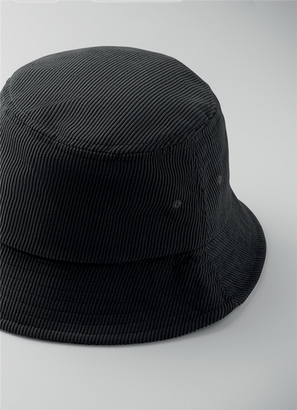 Corduroy Bucket Hat Classic_BLACK_DETAILEDIMAGE_back_1