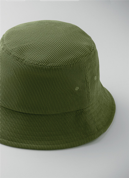 Corduroy Bucket Hat Classic_ARMY GREEN_DETAILEDIMAGE_back_1
