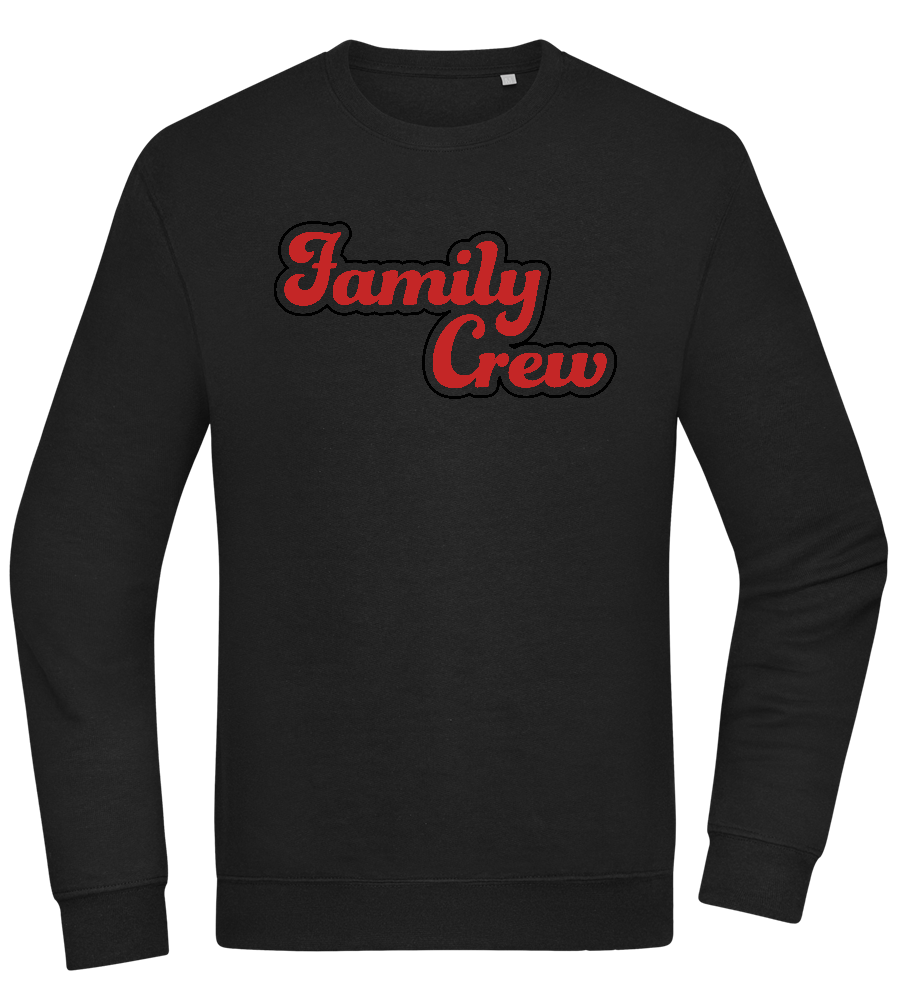 Family Crew Design - Comfort Essential Unisex Sweater_BLACK_front