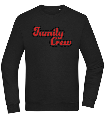 Family Crew Design - Comfort Essential Unisex Sweater_BLACK_front