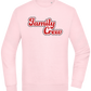 Family Crew Design - Comfort Essential Unisex Sweater_LIGHT PEACH ROSE_front