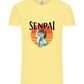Senpai Sunset Design - Comfort Unisex T-Shirt_AMARELO CLARO_front