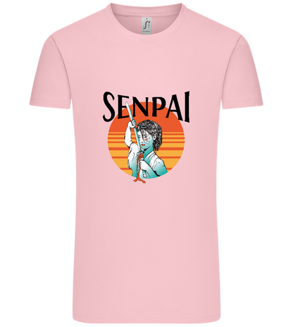 Senpai Sunset Design - Comfort Unisex T-Shirt_CANDY PINK_front