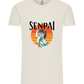 Senpai Sunset Design - Comfort Unisex T-Shirt_ECRU_front