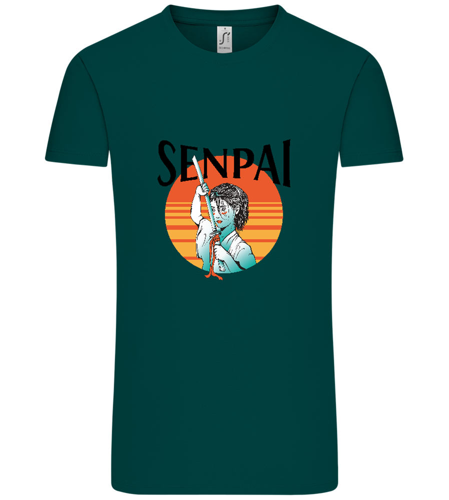 Senpai Sunset Design - Comfort Unisex T-Shirt_GREEN EMPIRE_front