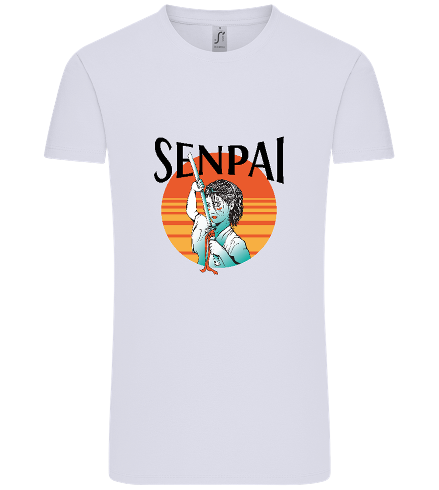 Senpai Sunset Design - Comfort Unisex T-Shirt_LILAK_front