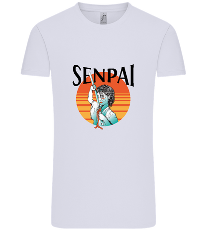 Senpai Sunset Design - Comfort Unisex T-Shirt_LILAK_front