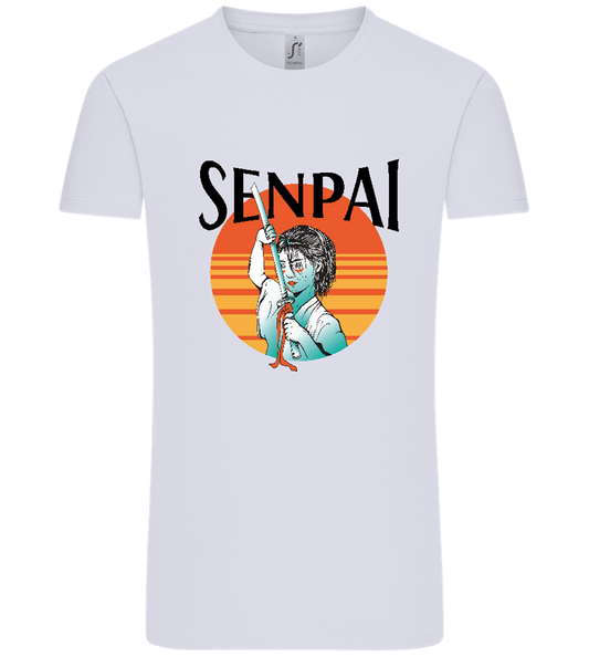 Senpai Sunset Design - Comfort Unisex T-Shirt_LILAK_front