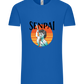 Senpai Sunset Design - Comfort Unisex T-Shirt_ROYAL_front