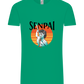 Senpai Sunset Design - Comfort Unisex T-Shirt_SPRING GREEN_front