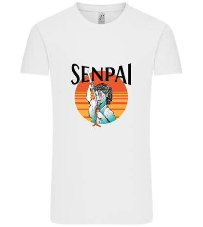 Senpai Sunset Design - Comfort Unisex T-Shirt_WHITE_front
